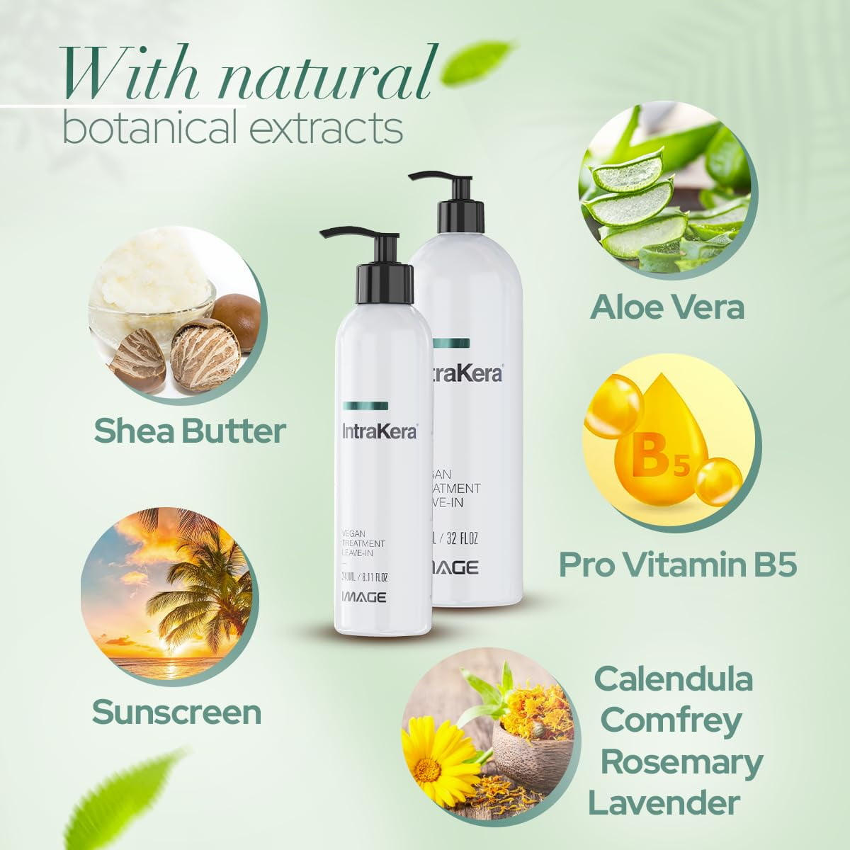 Image IntraKera Vegan Treatment Leave-In Conditioning Complex for Hair 32 Oz