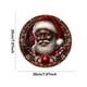 thumbnail image 3 of Adorno En Madera Redondo Xihbxyly 2 Piezas Papá Noel Decoración Colgante, 3 of 6