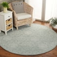 thumbnail image 2 of SAFAVIEH Micro-Loop Valery Medallion Area Rug, Light Grey/Ivory, 6' x 6' Round, 2 of 8