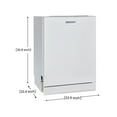 thumbnail image 2 of Equator 24 in Dishwasher Top Control 3rd Rack 15 place 3.4g Built-in QUIET 51 dB 110V Estar, 2 of 14