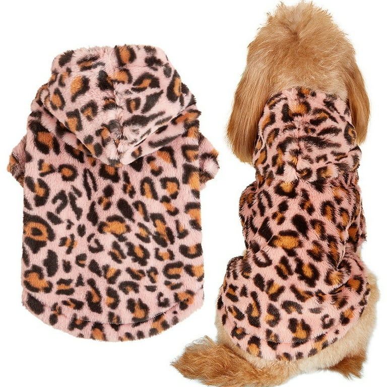 Plush print pet clothes Plush print pet clothes