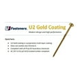 thumbnail image 5 of U2 S22104000H 3/8 in. x 4 in. Gold Carbon Steel Construction Screw (40-Pk), 5 of 5