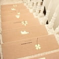 thumbnail image 4 of Stair Treads Mat Non-Slip Luminous Glue Free Self-Adhesive Square Steps Wooden Landing Pad Indoor Stair Runners Carpet Rugs Safety Slip for Kids Baby Pet Dog Cat Kitty 55*22*4.5cm, 4 of 13