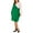 Green/Pink, variant on Kasper Womens Surplice Ruched Sheath Dress