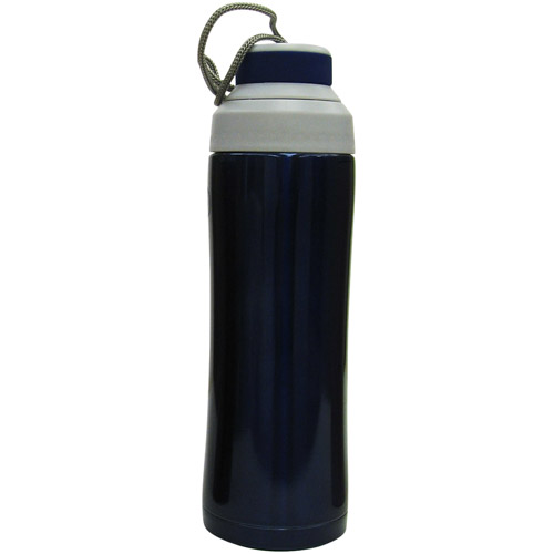 Stansport 16 oz Stainless Double Wall Blue Sports Water Bottle