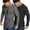 Black/Grey, variant on Mens 2 Pack Workout Muscle T Shirt Gym Crew Neck Long Sleeve Tee Tops