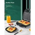 thumbnail image 5 of 3-in-1 Sandwich Maker, Waffle Maker, Panini Press with Removable Non-Stick Plates, 5 of 6