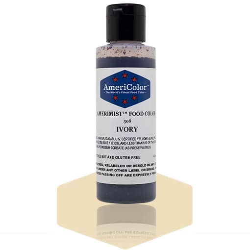 AmeriColor AmeriMist Ivory, 4.5 Ounce, Airbrush Food Color