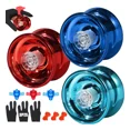 thumbnail image 1 of 3pzs Yoyo Profesional De Aleación Regalo Para Niños +guantes, 1 of 8