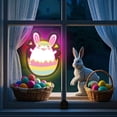 thumbnail image 3 of UPONRAY Easter Bunny Neon Signs, 11.4"*15.7" Dimmable & USB-Powered LED Neon Light, Stylish Wall Decor for Easter Party, Home, Shop, Restaurant, Bar, 3 of 7
