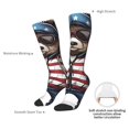 thumbnail image 4 of Balery Patriotic Boxing Bear Art Calcetines novedosos Calcetines deportivos Calcetines hasta la rodilla Calcetines de algodón Calcetines originales y geniales, 4 of 6