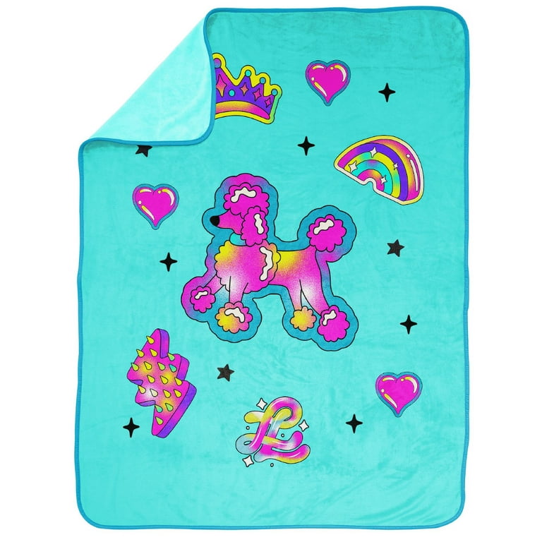 Nickelodeon Lay Lay Toodles Pink Poodles Kids Throw 46x60