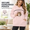 thumbnail image 3 of Cat Hoodie with Pouch, Pet Pouch Hoodie for Women with Kangaroo Pocket, 3 of 6