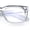 Slate, variant on Classic Narrow Rectangle Horn Rim Blue Light Filter Computer Glasses [Black]