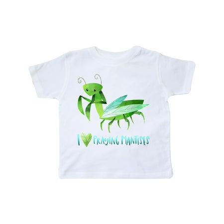 

Inktastic I Love Praying Mantises Gift Toddler Boy or Toddler Girl T-Shirt
