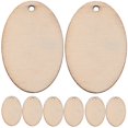 thumbnail image 1 of 50 Pcs Wood Decor Rabbit Ornament Easter Wood Discs Easter Wood Shapes Bunny Decor, 1 of 2