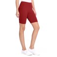 thumbnail image 2 of Women's High Waist Workout Shorts Activewear Stretch Biker Fit, 2 of 4