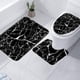 thumbnail image 4 of 3x Asiento de Asiento de Asiento Conjuntos de Cojines de Decoraciones de Alfombra Suave Transpirable Alfombra de Mármol Agua de Mármo F perfecl Tapa de baño, 4 of 7
