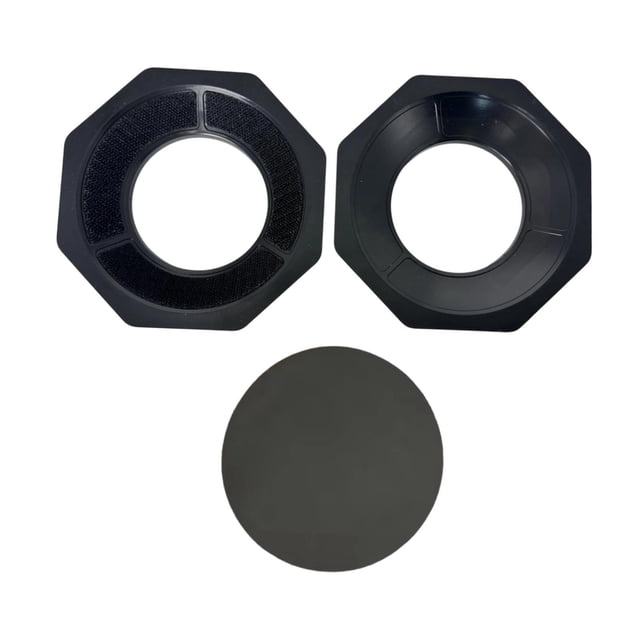 Soporte de plástico para organizar vasos de bolas de bolos y exhibirlos en salas de juegos. Negro