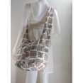 thumbnail image 3 of White Cotton Printed New Elephant Crossbody Shoulder Hippie Boho Hobo Messenger Bag Purse EE11, 3 of 3