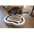 thumbnail image 6 of FurHaven Pet Cat Scratcher | Heart-Shaped Corrugated Cat Scratcher Busy Box with Catnip, White Marble, 6 of 9