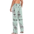 thumbnail image 6 of Western Cactus Ghost Pajama Pants, Men's Lounge Pants Light with Drawstring and Pockets, Christmas New Year Birthday Father's Day Gifts, XX-Large, 6 of 7
