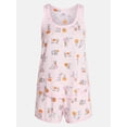 thumbnail image 4 of Halloween Women's Hacci Knit Tank Top and Shorts Pajama Set from Way to Celebrate, 2-Piece, Sizes XS-3X, 4 of 4