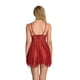 thumbnail image 2 of VISgogo Conjunto de dos piezas de lencería para mujer, vestido transparente con cuello en V y estampado floral Bragas de color sólido para mujer VISgogo moda, 2 of 8