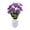 Purple, variant on Artificial Crabapple Flower Potted Plant Fake Flower Purple 12-Head Blossom Bonsai Plastic Home Decor Desktop Office Decoration with Pot Floral Centerpiece Gift