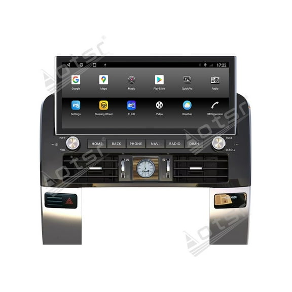 Aotsr 12.3 inch car radio player for Toyota Prado 2003-2010 Android head unit IPS touch screen car GPS navigation multimedia player