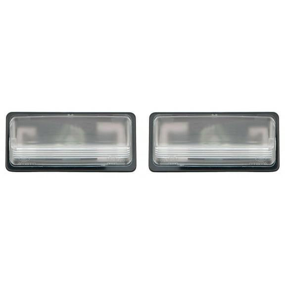 For Nissan Murano License Lamp Assembly 2011 12 13 2014 Pair Driver and Passenger Side CAPA Certified For NI2870104 | 26510-8991B