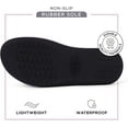 thumbnail image 4 of ROXONI Womens Soft Open Toe Slide Slippers, Indoor Outdoor Rubber Sole, 4 of 6