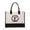F, variant on Women's Canvas Handbag Beach Tote, Cotton Canvas Letter Print Shoulder Bag for Summer Travel Shopping, Spacious Fashionable Everyday Bag for Books Towels Gym Essentials Picnic Use