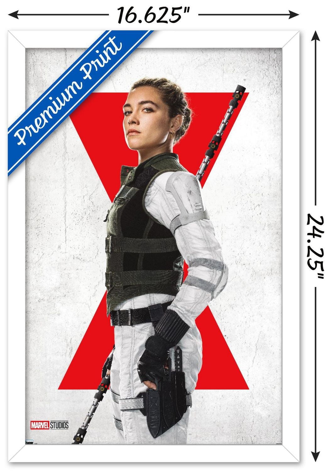 Marvel Black Widow - Yelena One Sheet Wall Poster with Magnetic Frame, 22.375" x 34"