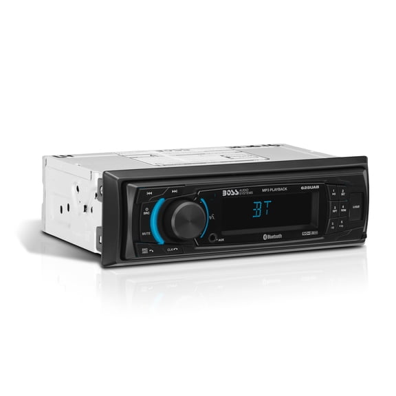BOSS Audio Systems 625UAB Car Stereo – Single Din, Bluetooth, No CD DVD Player, AM/FM Radio Receiver, Aux Input, USB