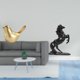 thumbnail image 2 of Figura De Caballo Con Pájaros Dorados, Estatua De Animal, Decoración Moderna Para El Hogar, Escultura Decorativa Para Escritorio, Oficina, Repisa, Sala De Estar, Dormitorio, Regalos De, 2 of 8