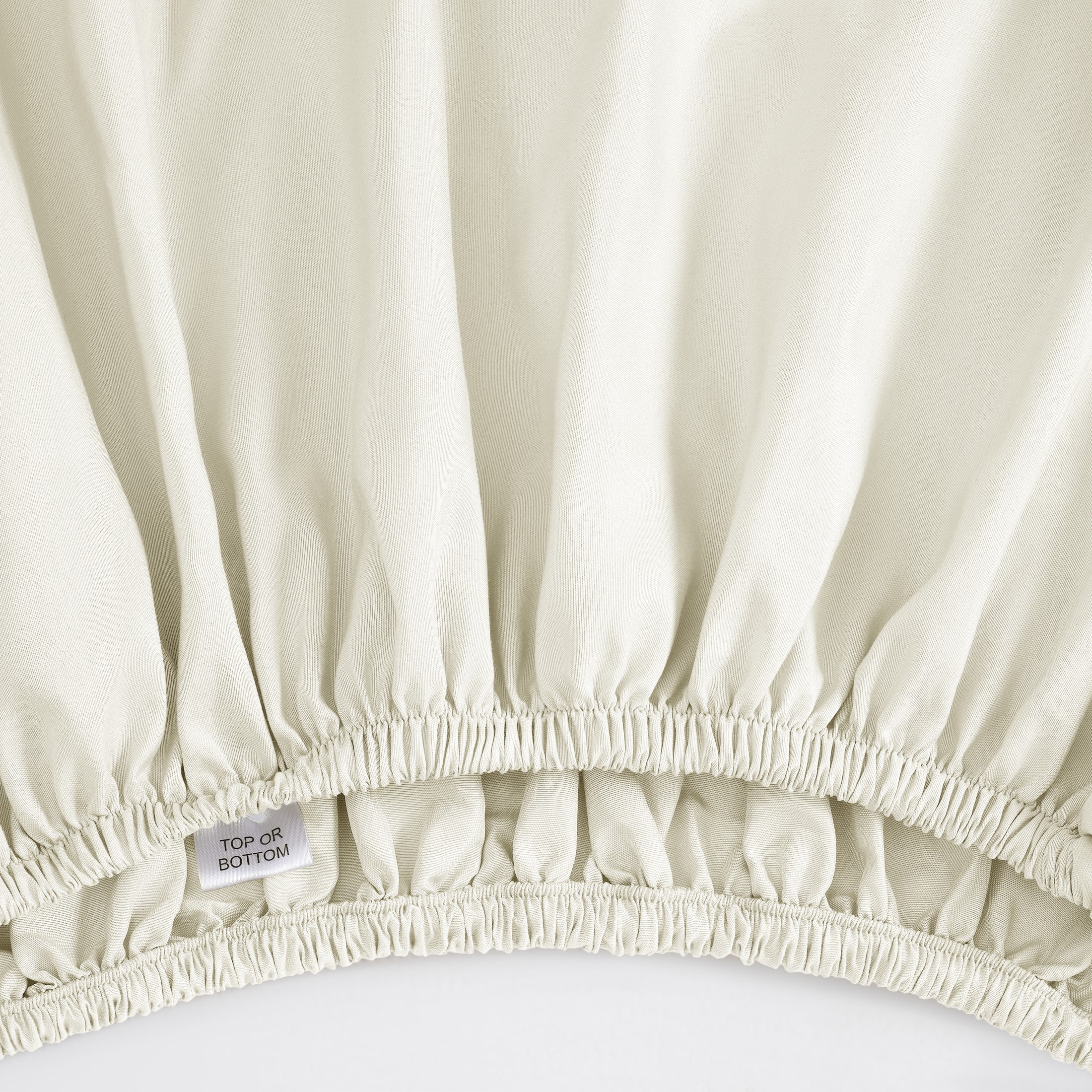 Mainstays Super Soft Brushed Microfiber Bed Sheet Set, Soft Ivory, King, 4 Piece