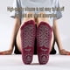 thumbnail image 3 of Calcetines de yoga gruesos profesionales para mujer, con agarres y correas antideslizantes, ideales para pilates, ballet, danza y entrenamiento descalzo, 3 of 6