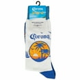 thumbnail image 3 of Corona Extra Summer Beach Scene Men's Socks, 3 of 3