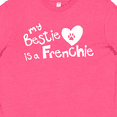 thumbnail image 4 of Inktastic Bestie Frenchie Youth T-Shirt, 4 of 5