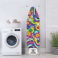 thumbnail image 3 of HELLHERO Ironing Board Cover Non-Slip Home Protective Cover Easy to Install 15"x54", Flowers, 3 of 5