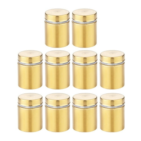 

10 Pcs Advertising Pin Stainless Steel Standoff Screws Mounting Hardwares for Picture Frame Glass Holder Emblems Acrylic Wall Mounts