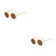 thumbnail image 4 of Gafas de sol ópticas Minnieouse redondas para bebés Beige 2Conjunto, 4 of 6