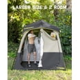 thumbnail image 4 of Carpa de ducha FanttikOutdoor Zeta A2 Pro para 2 habitaciones, configuración de los años 60, 4 of 8