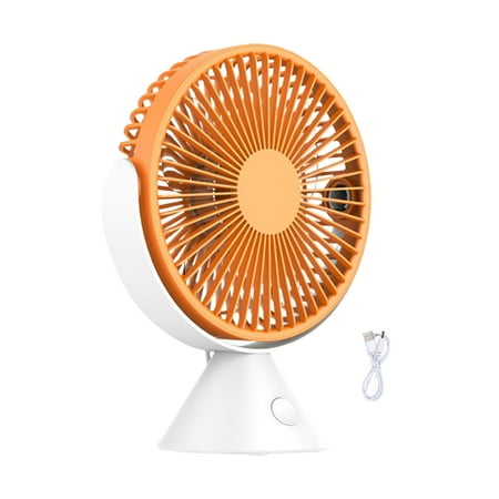 

Bluethuy 1 Set Cooling Fan Strong Wind Gathering Quiet Operation 3 Gears Angle Adjustment Low Noise Standable USB Fan Home Supply