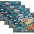 thumbnail image 5 of GZHJMY Flower Painting Cloth Napkins Set of 4,Reusable Washable Polyester Dinner Table Napkins for Kitchen,Dining,Restaurant,Party Decoration, 5 of 7