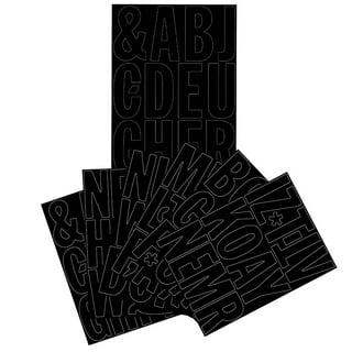 Cursive Vinyl Letter Stickers