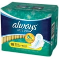 thumbnail image 1 of Always Ultra Thin Pads Regular Flexi-Wings 18 ea (Pack of 4), 1 of 1