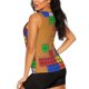 thumbnail image 3 of Balery Colorful Building Blocks A Camiseta sin mangas estampada ligera para mujer, tops de entrenamiento sin mangas, camisetas de yoga transpirables de secado rápido.-X-Large, 3 of 7