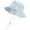 Blue, variant on Tfken Baby Girl Boys Sun Hat Cartoon Print Outdoor Adjustable Strap Toddler Beach Hat With Wide Brim Bucket Hats For Kids Blue Size 6-12 Months